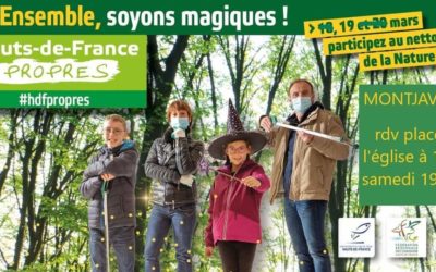 Opération « Hauts-de-France Propres 2022 » : bonjour, nous vous donnons rendez-vous ce samedi 19 mars à 10h30 place de l’église au Bourg. Soyons nombreux ! Equipement : vous munir de Gilet avec bandes réfléchissantes, et gants.