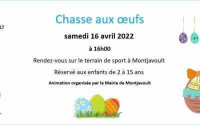 Chasse aux oeufs samedi 16 avril à Montjavoult