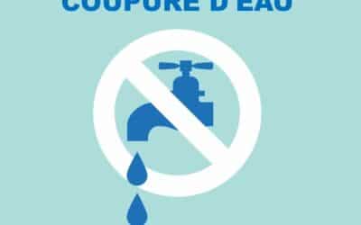 Info BOURG : certains foyers sont concernés ce matin par un incident de coupure d’eau momentanée qui devrait ÊTRE RETABLI D’ICI DEBUT D’APRES-MIDI au plus tard. Merci de votre compréhension.