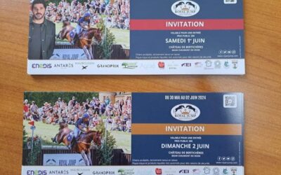 Des invitations d’entrée pour les habitants de Montjavoult au Royal Jump, château de la Bertichère à Chaumont en Vexin le samedi 1er ou le dimanche 2 juin. A venir chercher en mairie.