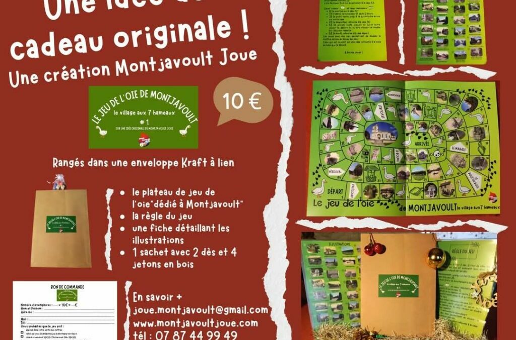 ASSOCIATION : une belle idée cadeau proposée par Montjavoult joue